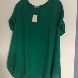 Cute Green Pleione Top